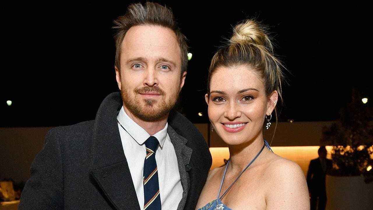 Who is Aaron Paul's wife?